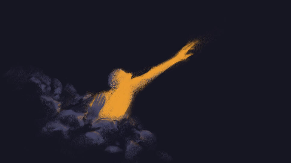 Escapism | editorial illustration, school assignment at Corvin Art School (2022)